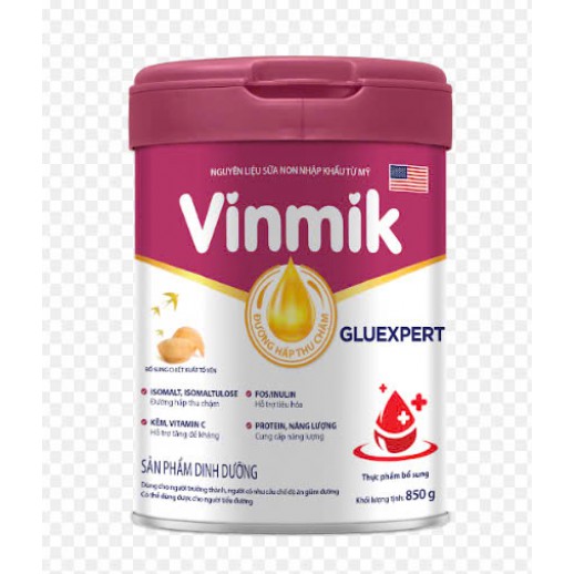 VINMIK GLUEXPERT– SỮA DINH DƯỠNG CHO NGƯỜI TIỂU ĐƯỜNG